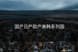 国产日产欧产美韩系列国